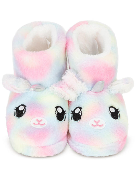 Civil Girls Unicorn figürlü Uzun 31-35 Numara Panduf - Lila