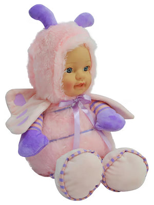 Halley Oyuncak Bebek Yüzlü Kelebek 35 Cm - Pembe