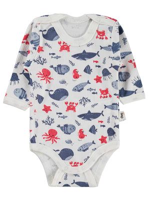 Civil Baby Balina Empirme 1-36 Ay Çıtçıtlı Badi - Ekru