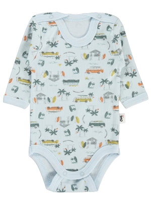 Civil Baby Safari Empirme 1-36 Ay Çıtçıtlı Badi - Mavi
