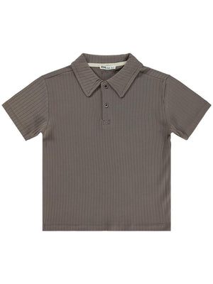 Civil Boys Polo Yaka Kaşkorse 6-9 Yaş Tişört - Kahverengi
