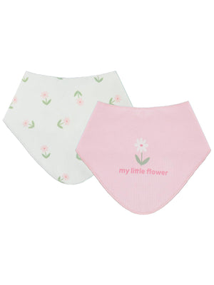 Civil Baby Çiçek Empirme Mama Önlüğü - Pembe