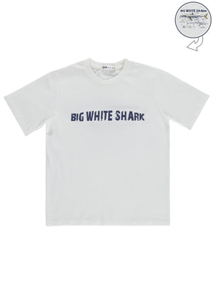 Civil Boys Big White Baskılı 6-9 Yaş Tişört - Kırık Beyaz
