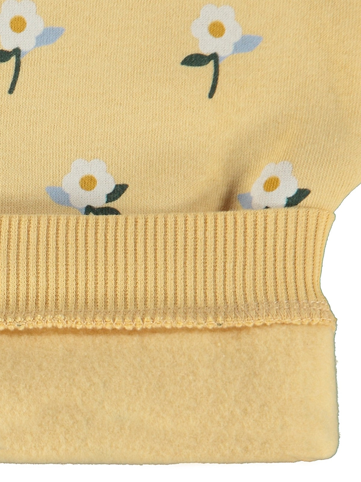 Civil Baby Çiçek Empirme 6-18 Ay Sweatshirt - Sarı
