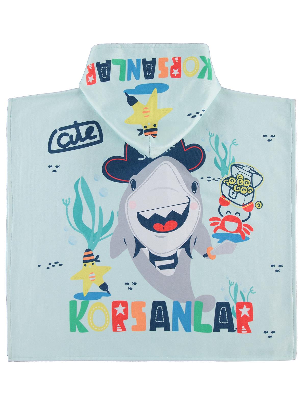 Civil Boys Korsanlar Baskılı Panço - Yeşil