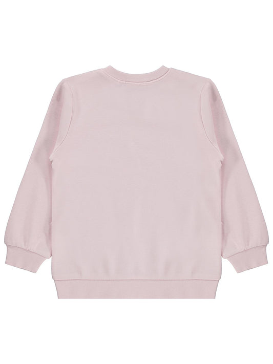 Civil Girls Rainbow Baskılı 2-5 Yaş Sweatshirt  - Pembe