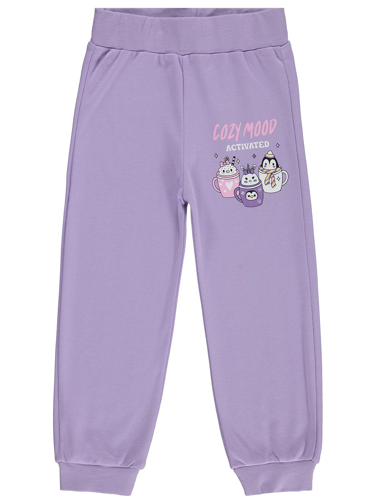 Civil Girls Cozy Mood 2-5 Yaş Eşofman Altı  - Lila