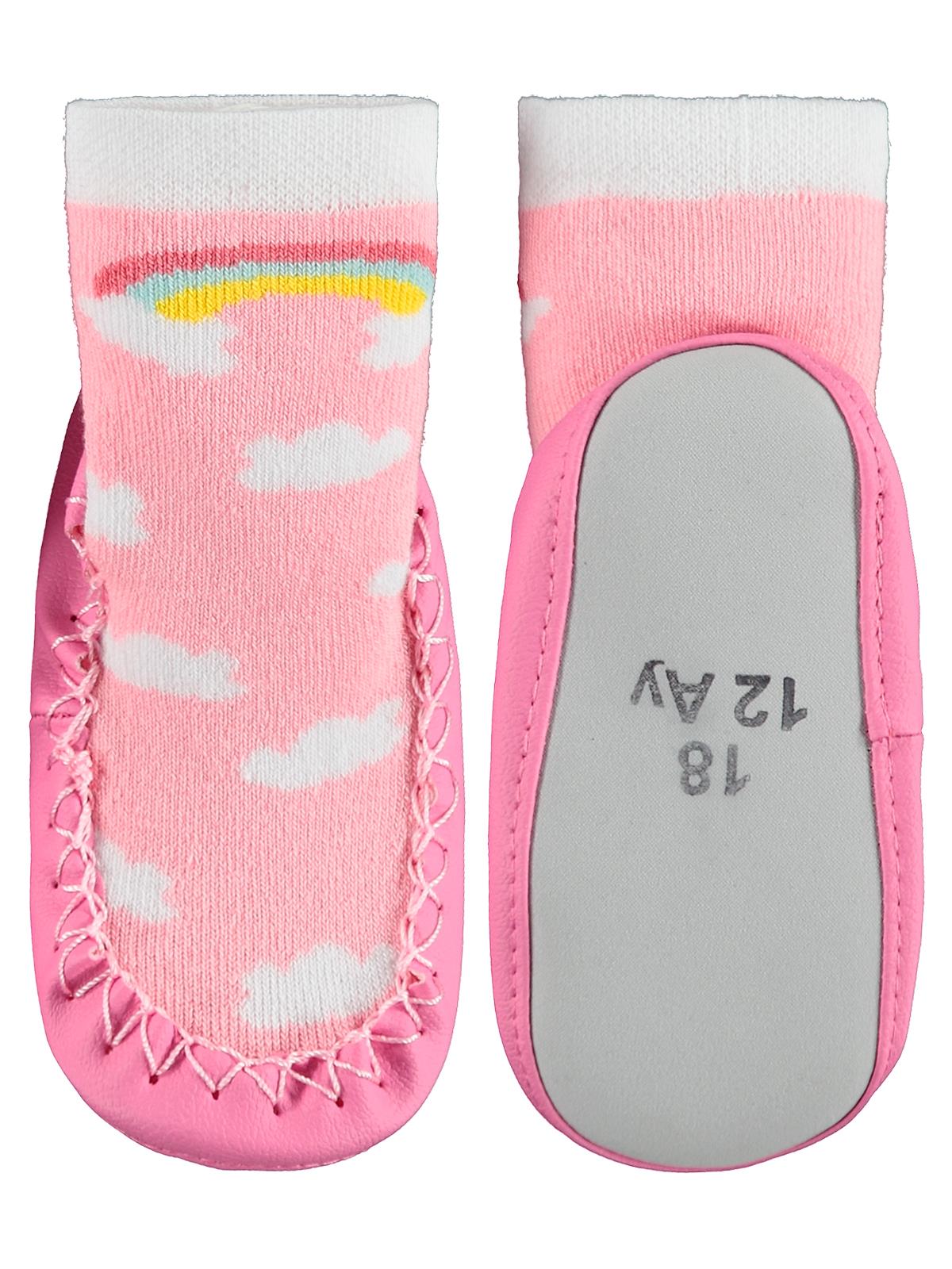 Civil Baby Cloud Bebek Kız Havlu Çarık Çorap 18-22