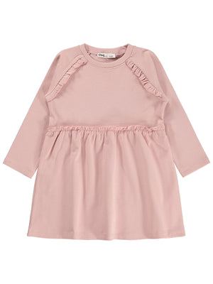 Civil Girls Fırfırlı 2-5 Yaş Elbise - Pembe