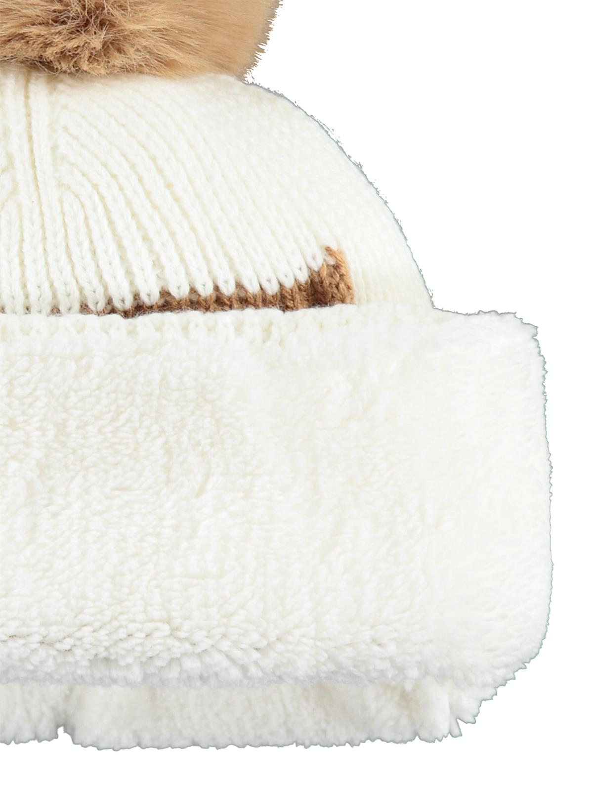 Civil Boys 2-5 Yaş Atkı Bere Eldiven Set - Beyaz