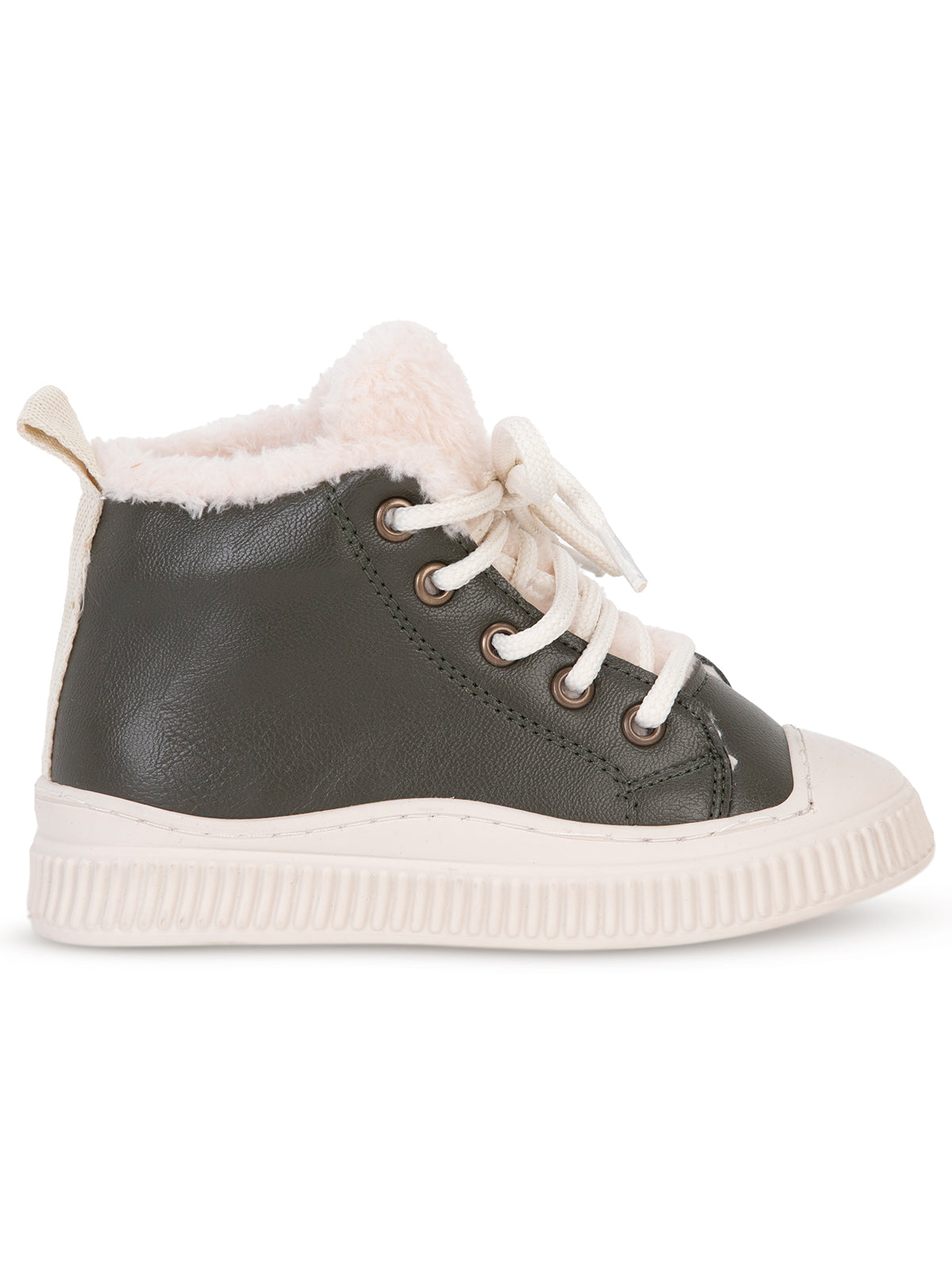 Civil Boots Kürklü Fermuarlı 32- Bot ve Çizme - Haki