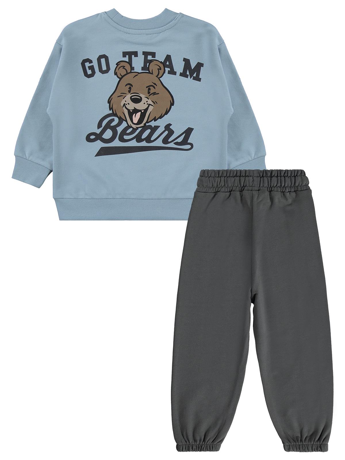 Civil Boys BEARS BASKILI 2-5 Yaş Eşofman Takımı - Mavi