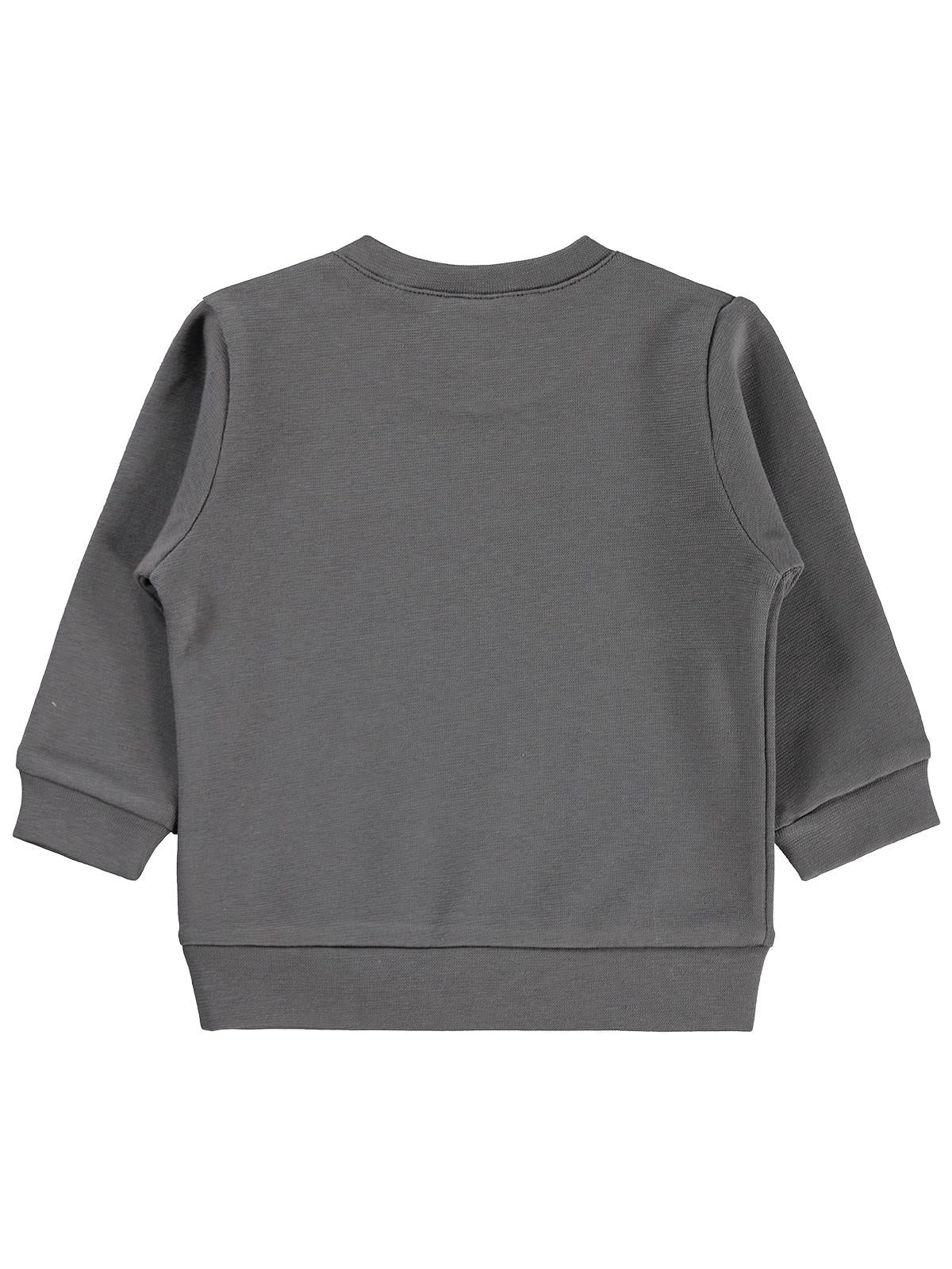 Civil Baby Düz Basic 6-18 Ay Sweatshirt - Gri