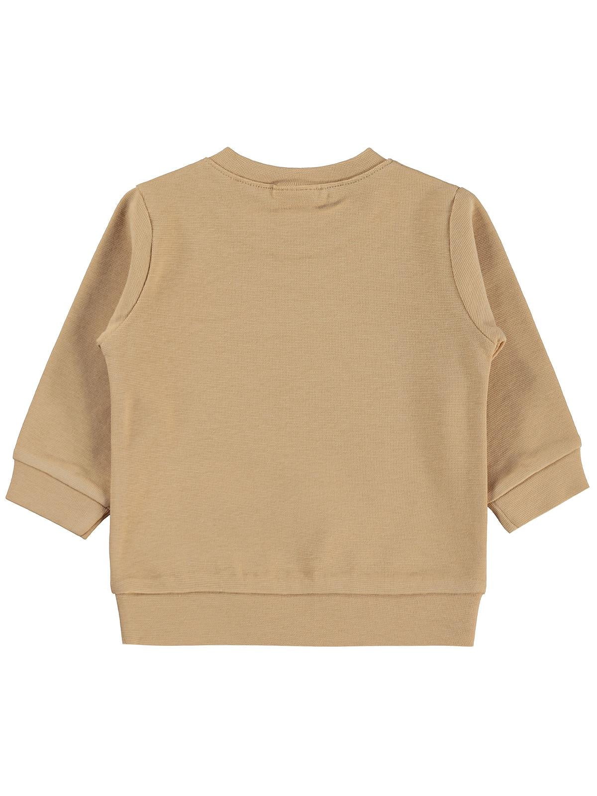 Civil Baby Düz Basic 6-18 Ay Sweatshirt - Kahverengi