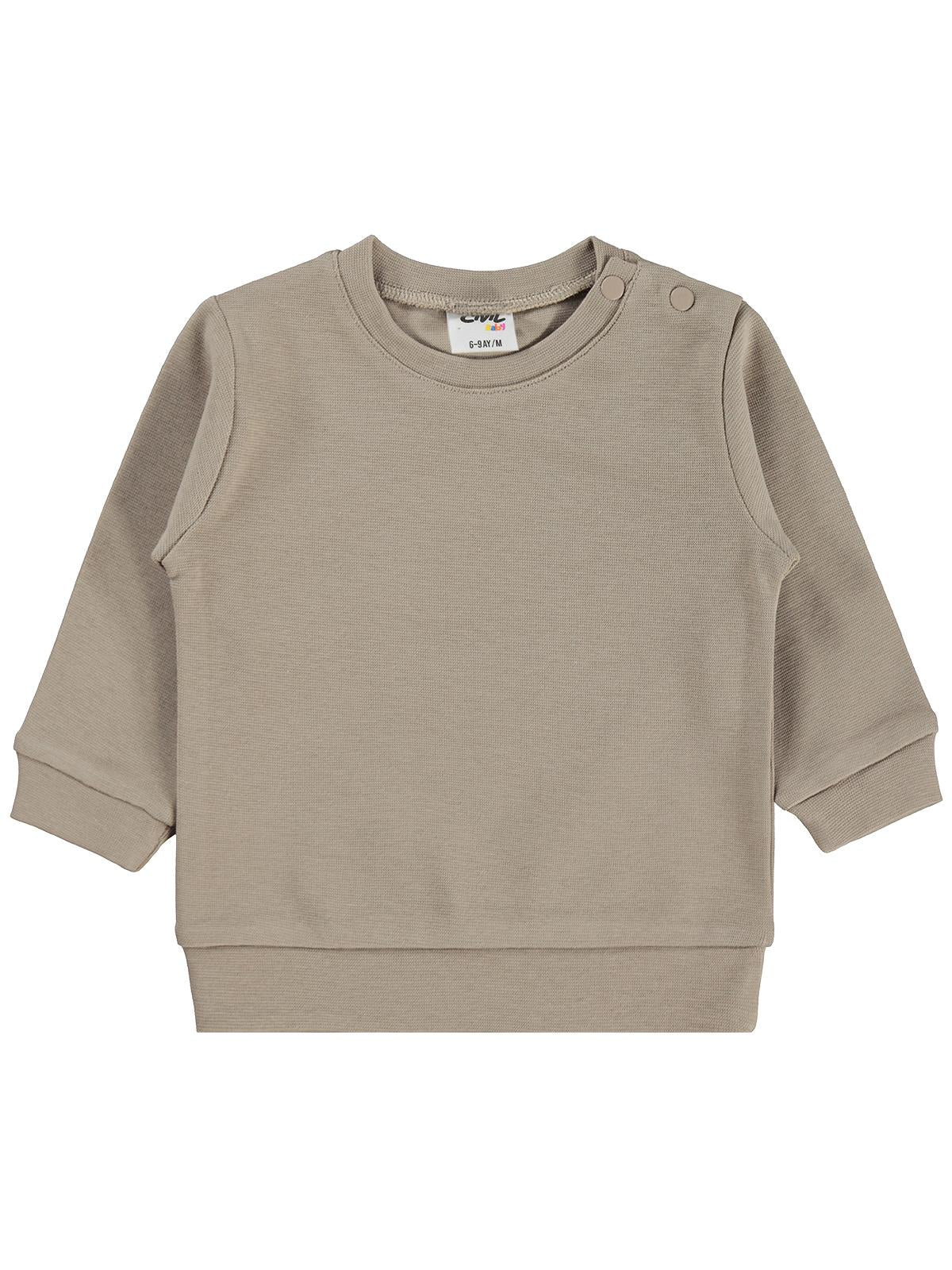 Civil Baby Düz Basic 6-18 Ay Sweatshirt - Bej