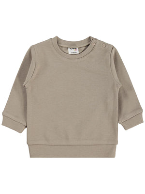 Civil Baby Düz Basic 6-18 Ay Sweatshirt - Bej