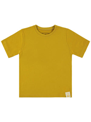 Civil Boys Basic Surf Etiketli 6-9 Yaş Tişört - Sarı