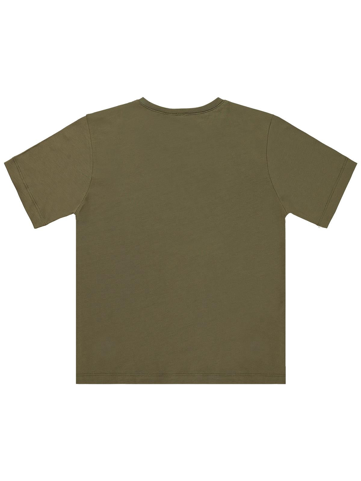 Civil Boys Basic Surf Etiketli 6-9 Yaş Tişört - Haki