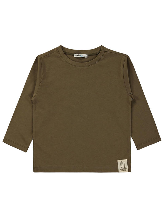 Civil Erkek Çocuk Basic Uzun Kol Sweatshirt Km | Süprem Uzun Kol | Okul Kreş ve Günlük Kullanım - Haki