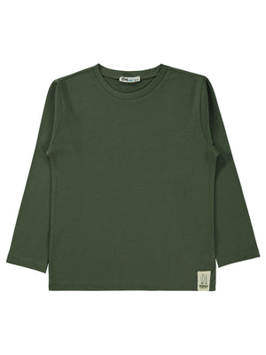 Civil Boys Basic Uzun Kol 6-9 Yaş Sweatshirt Km - Haki