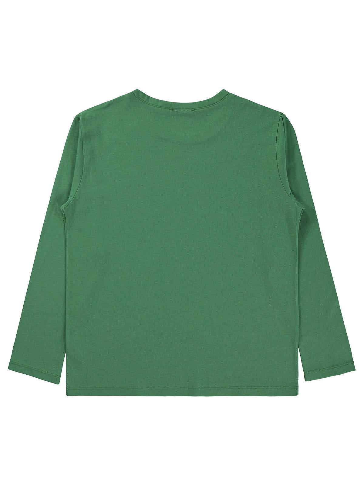 Civil Boys Basic Uzun Kol 10-13 Yaş Sweatshirt - Yeşil