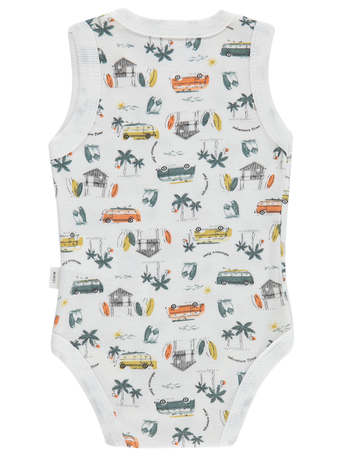 Civil Baby Safari Empirme 0-24 Ay Çıtçıtlı Badi - Ekru
