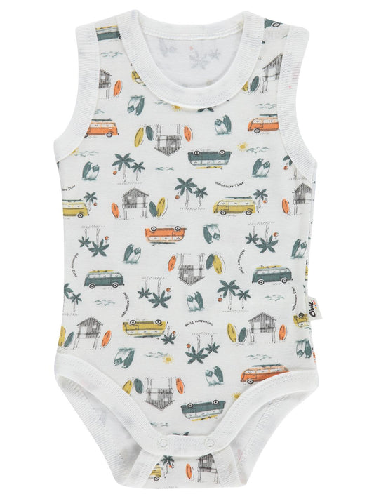 Civil Baby Safari Empirme 0-24 Ay Çıtçıtlı Badi - Ekru