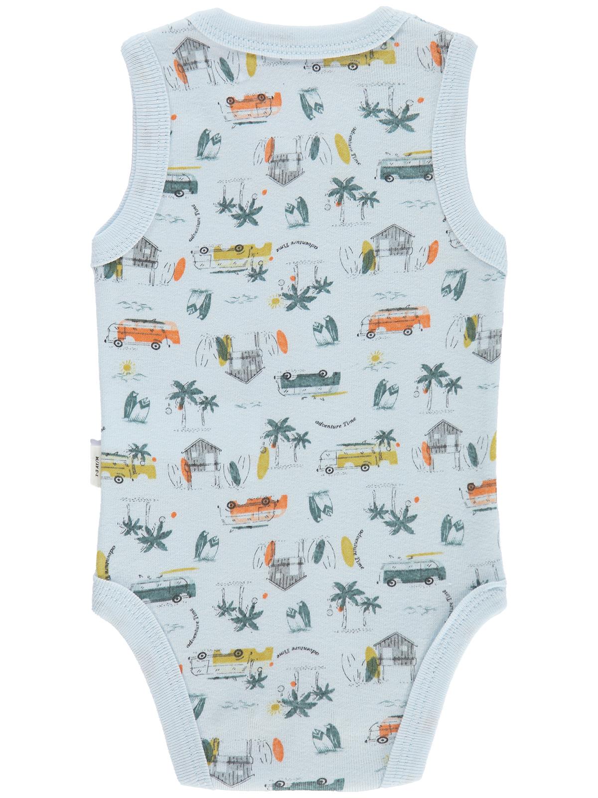 Civil Baby Safari Empirme 0-24 Ay Çıtçıtlı Badi - Mavi