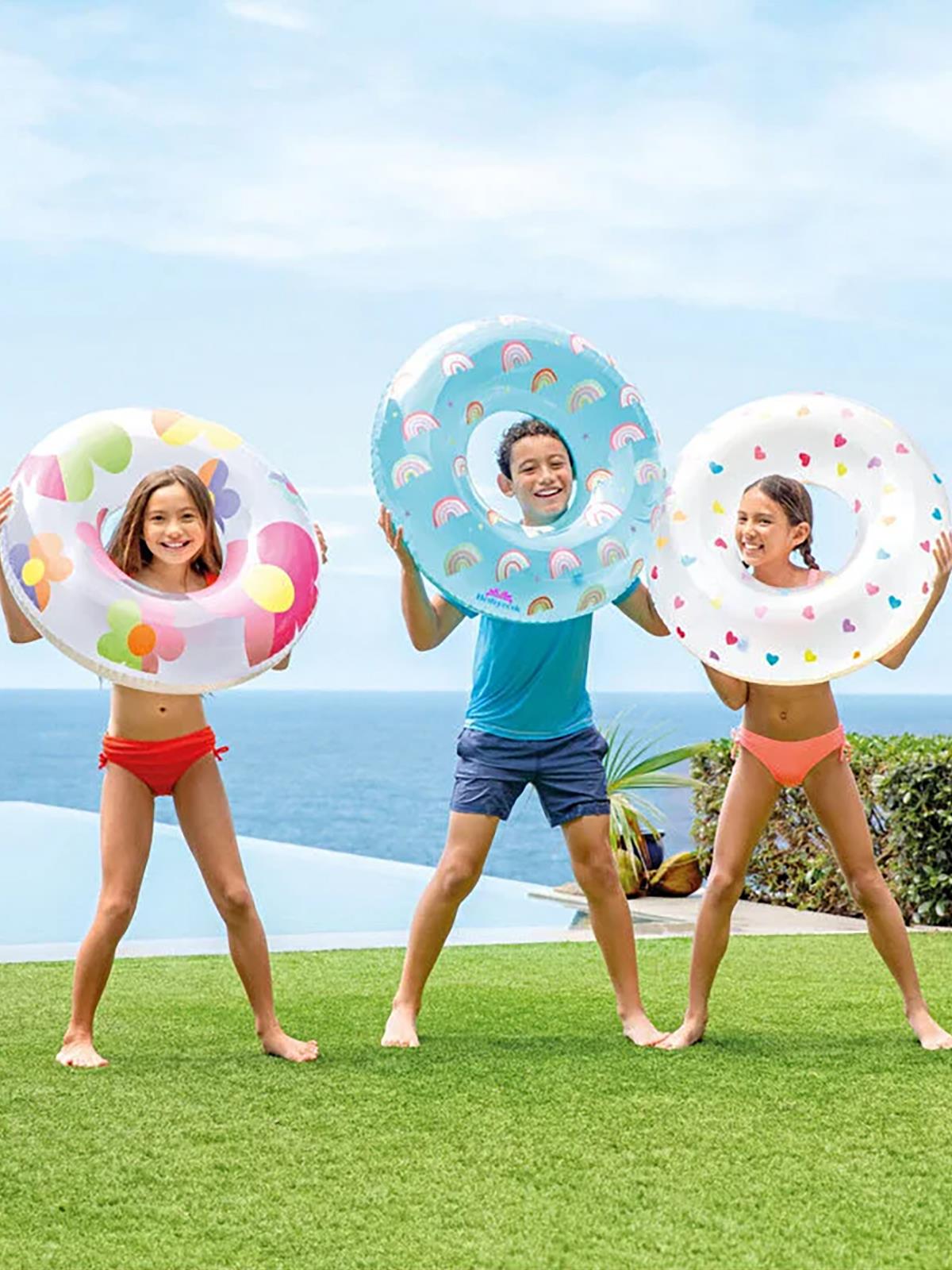 İntex Desenlı Sımıt 3 Ast 81 Cm. 8+Yas - Pembe
