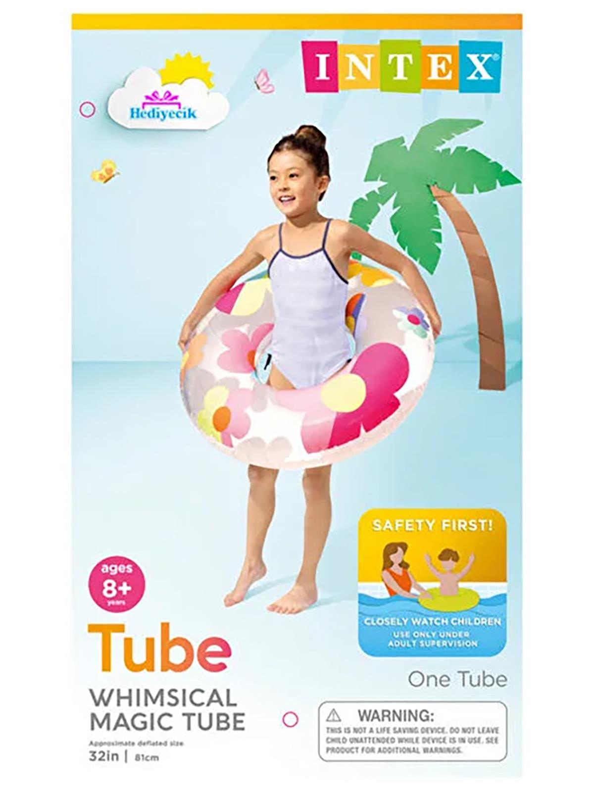 İntex Desenlı Sımıt 3 Ast 81 Cm. 8+Yas - Pembe