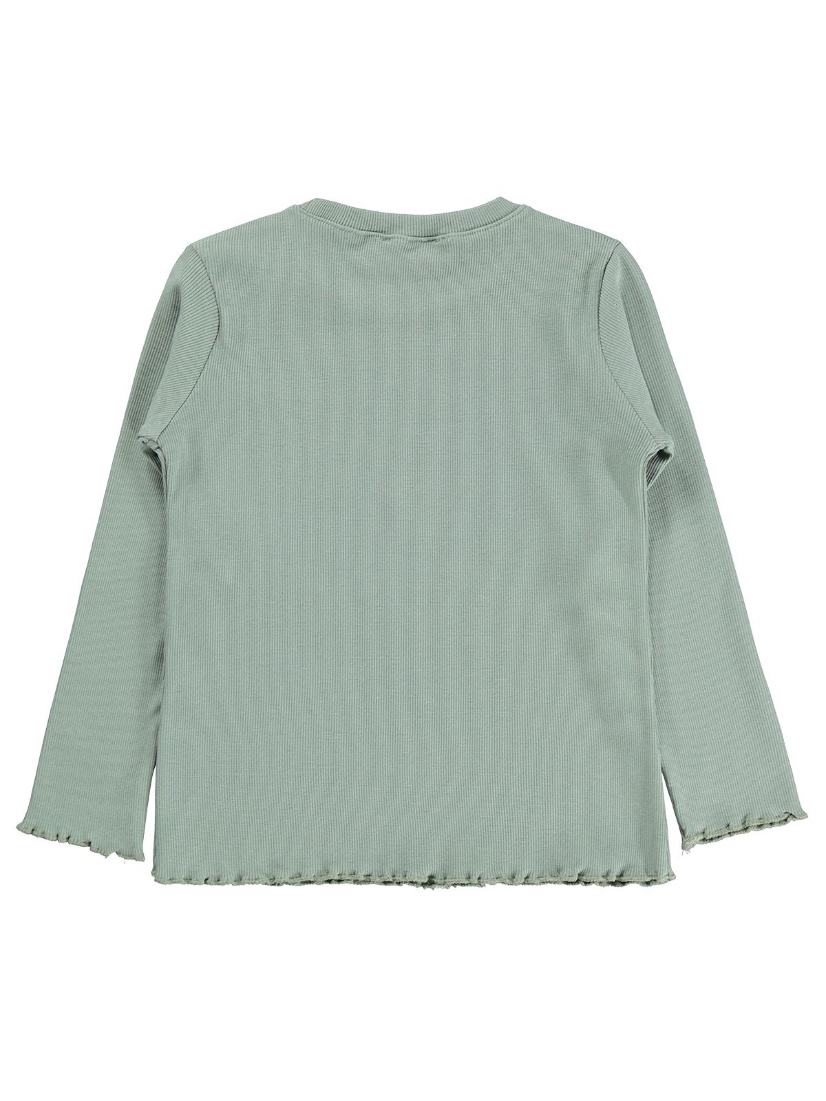 Civil Kız Çocuk Sweatshirt | Kaşkorse Uzun Kol Bisiklet Yaka | Okul Kreş ve Günlük Kullanım - Yeşil