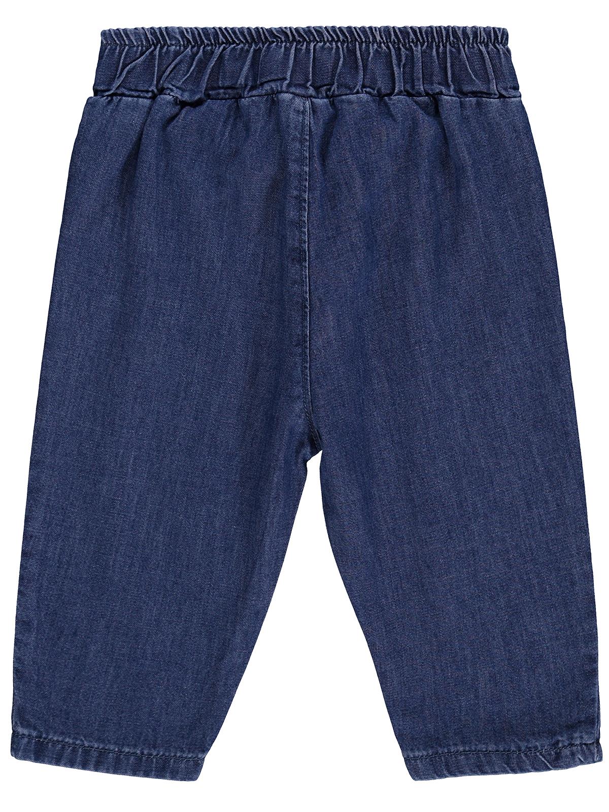 Civil Baby Fiyonk Bağcıklı 6-18 Ay Pantolon Kot - Mavi