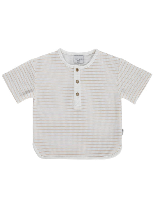 Pierre Cardin Waffle 2-5 Yaş Tişört - Ekru