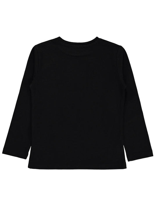 Civil Girls Unicorn Baskılı 6-9 Yaş Sweatshirt Km - Siyah