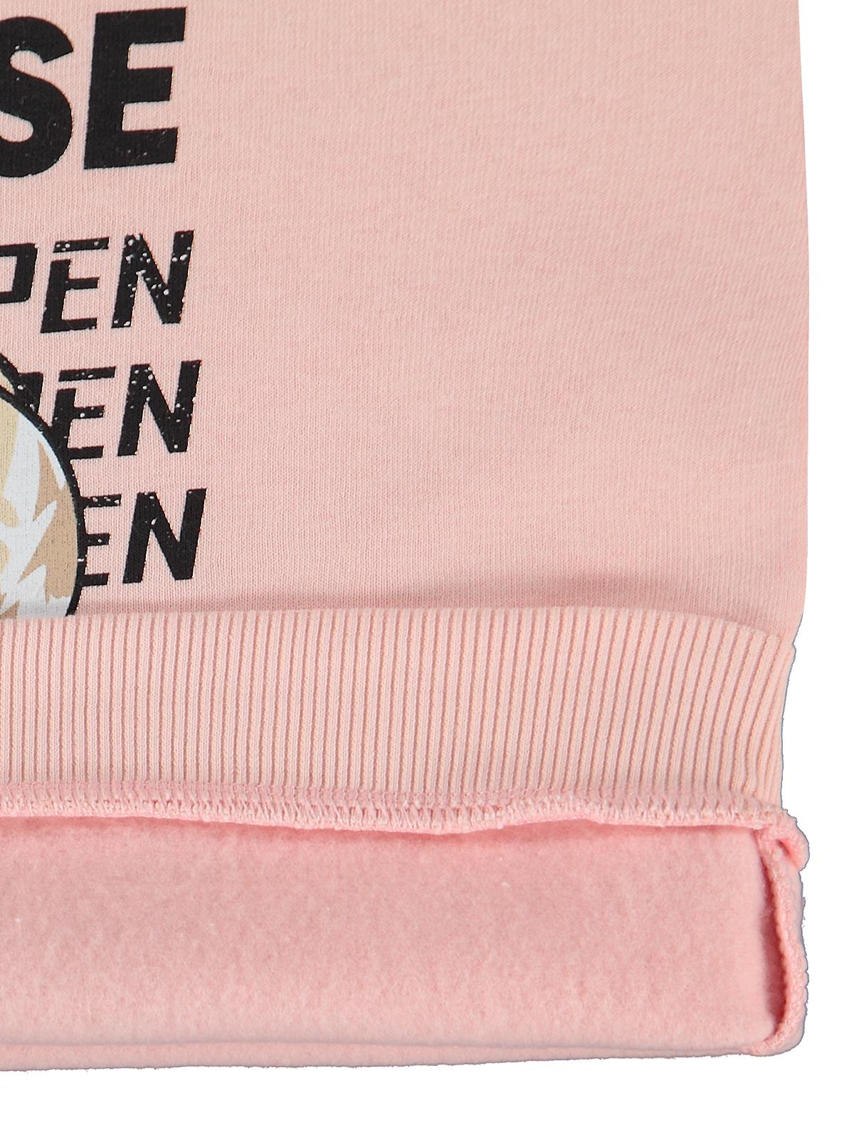 Civil Girls Tavşan Baskılı 2-5 Yaş Sweatshirt - Pembe