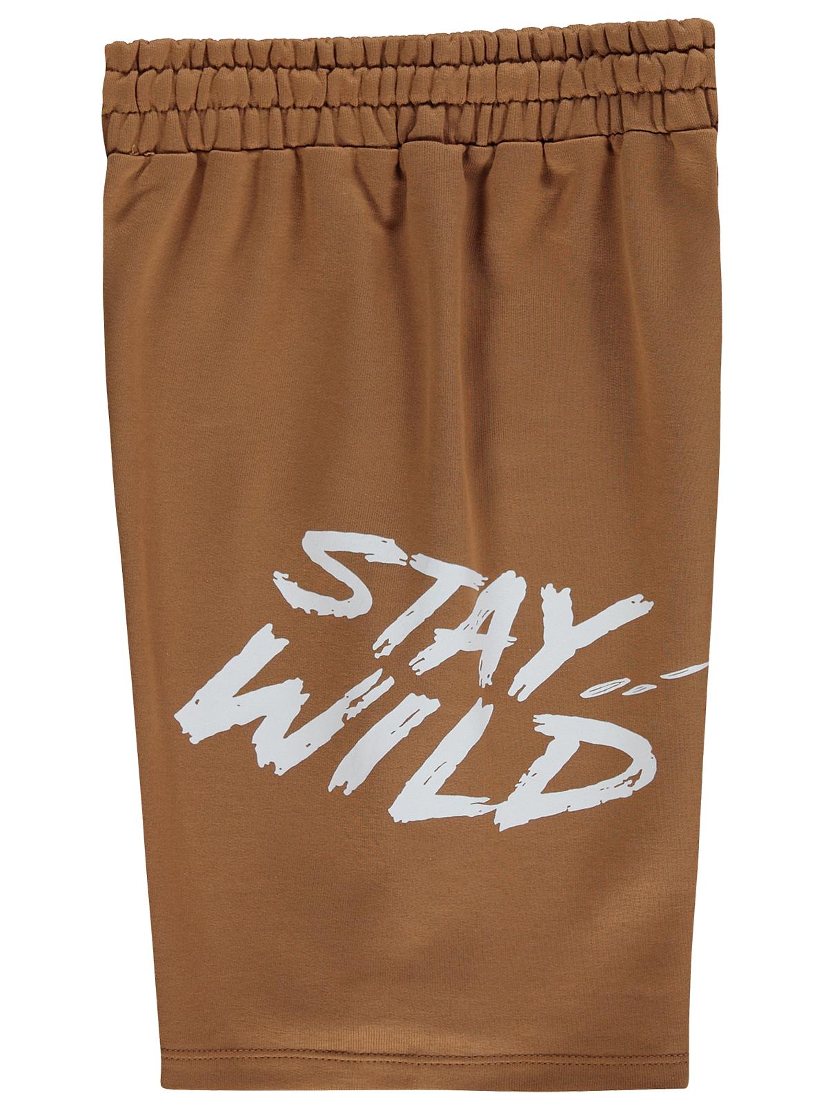 Civil Boys Stay Wild Baskılı 10-13 Yaş Kapri - Kahve