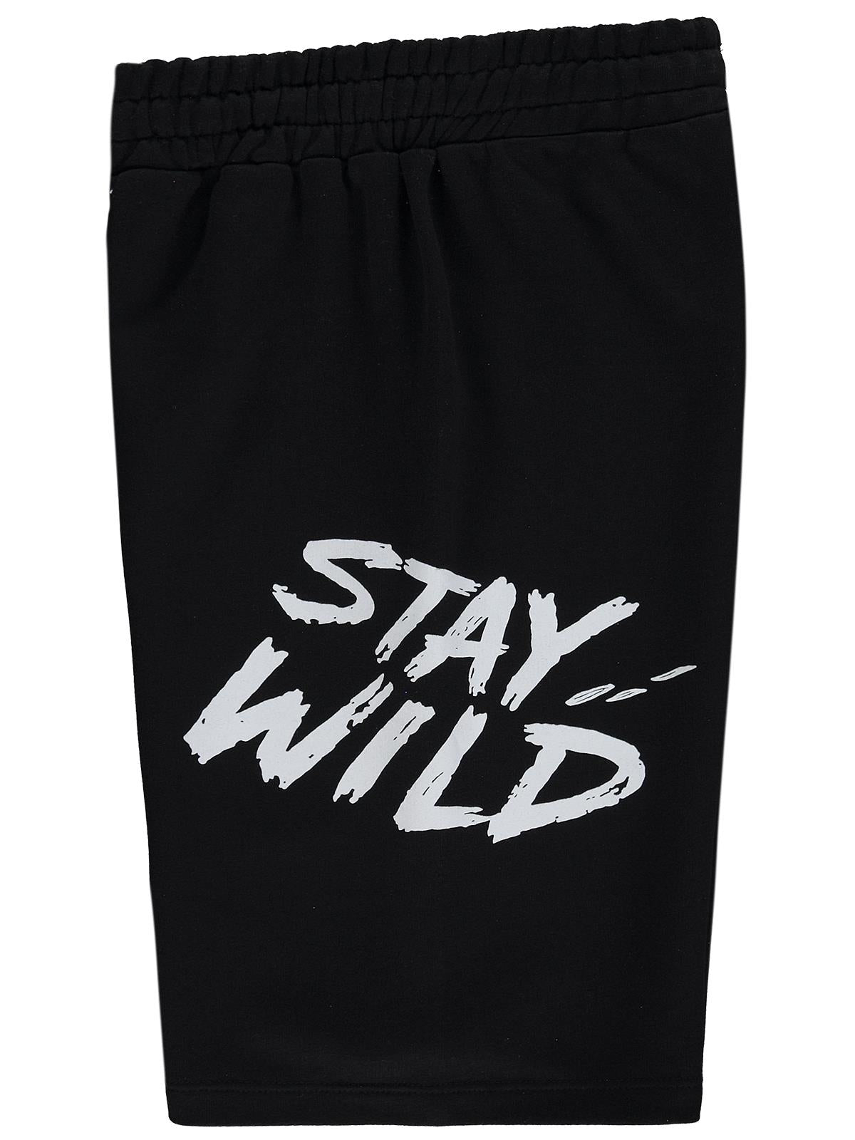 Civil Boys Stay Wild Baskılı 10-13 Yaş Kapri - Siyah