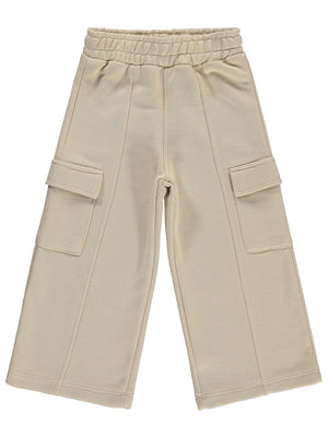 Civil Girls Kargo Cepli 2-5 Yaş Eşofman Altı - Bej
