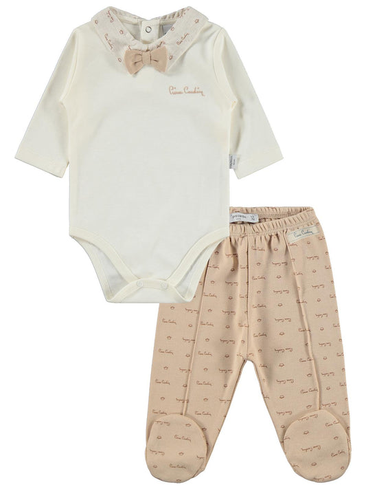 Pierre Cardin 1-9 Ay Pijama Takımı - Bej