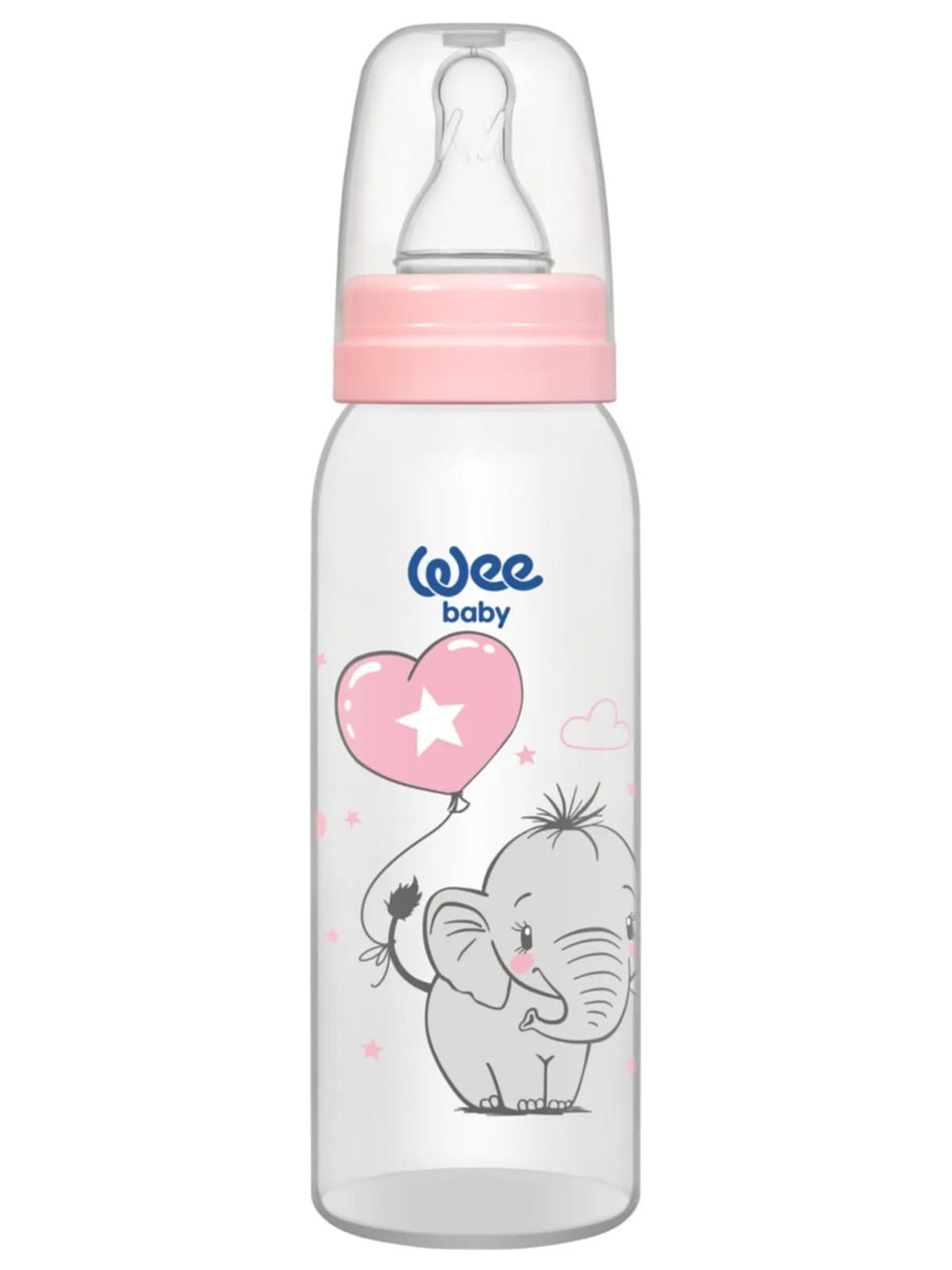 Wee Baby Klasik PP Biberon 250 ml  - Pembe