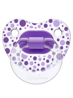 Wee Baby Sılıkon Desenlı 6 18 Ay Emzık - Lila
