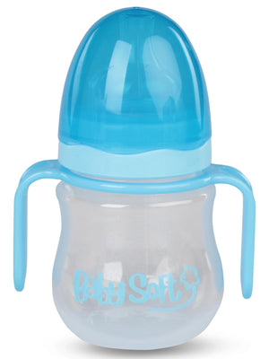Baby Soft Genıs Agız Kulplu Bıberon 150 ml - Mavi