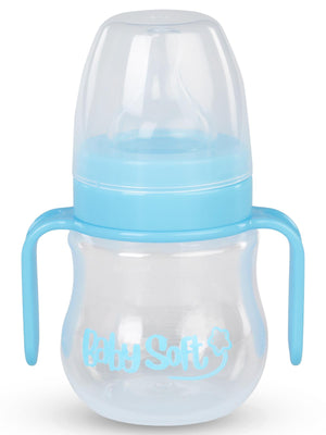 Baby Soft Genıs Agız Kulplu Bıberon 150 ml - Mavi