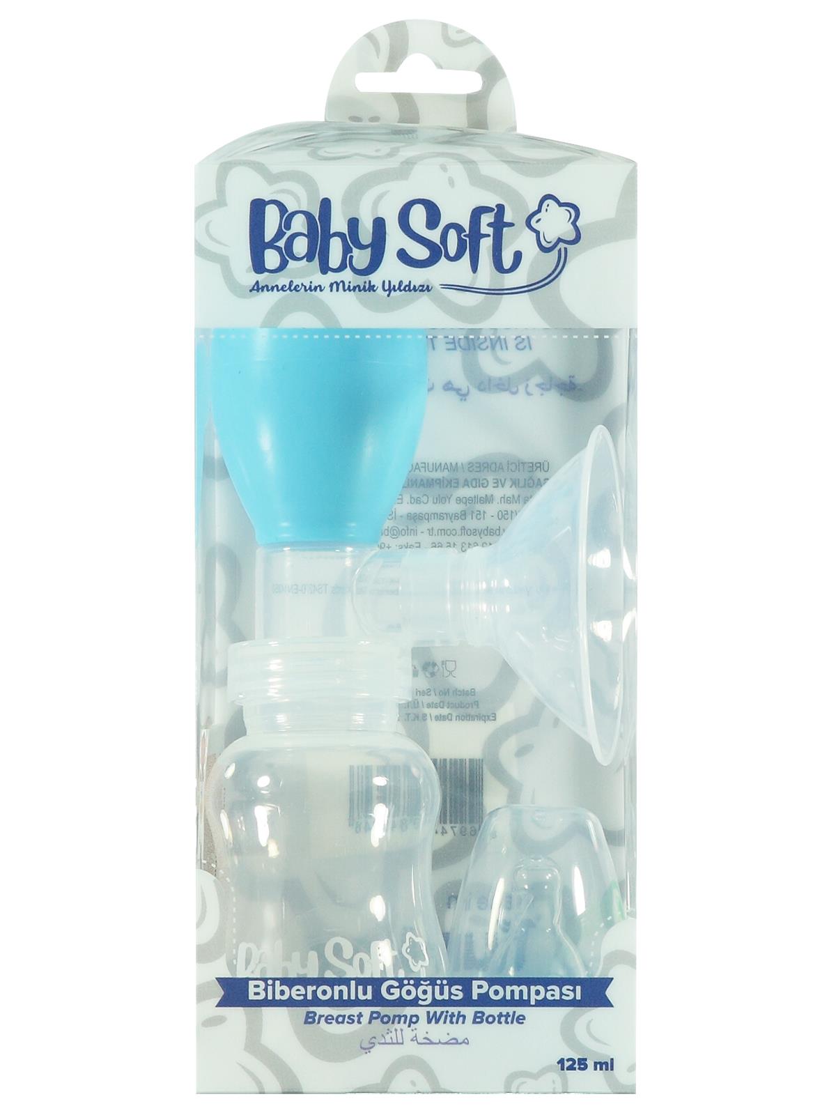Baby Soft Manuel Gögüs Pompası - Mavi