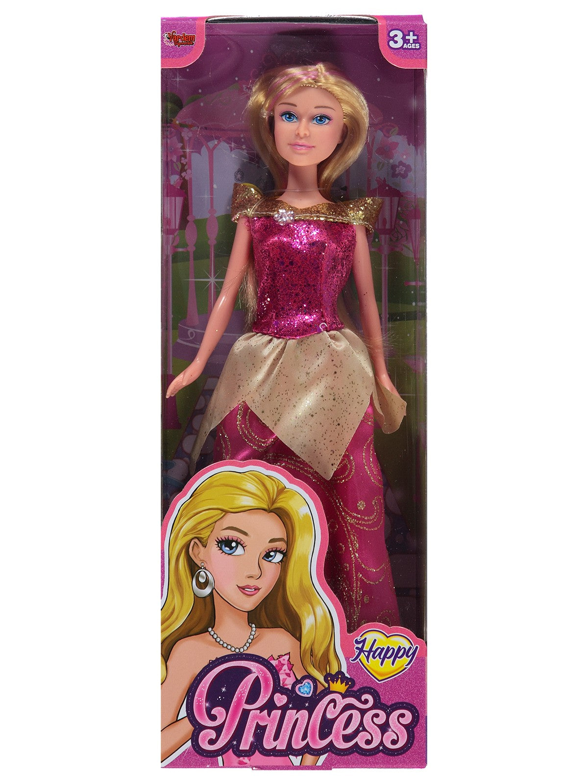 Vardem Kutulu 29Cm Manken Bebek - Pembe