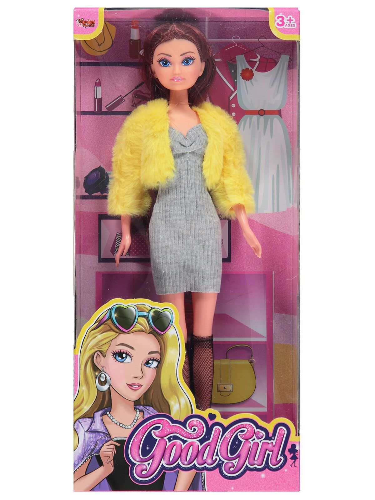 Vardem 29 cm kutulu bebek - Sarı