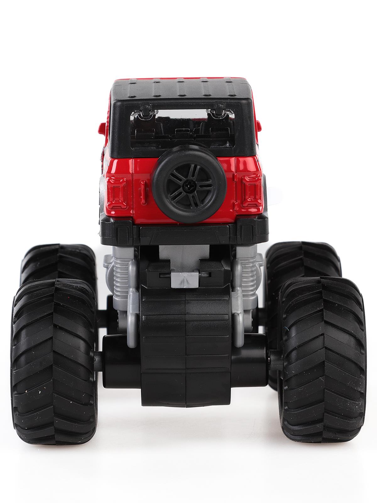 Vardem Oyuncak Isıklı- Muzıklı 1:32 Safarı Kralı Jeep 4x4 - Kırmızı