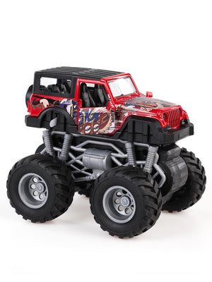 Vardem Oyuncak Isıklı- Muzıklı 1:32 Safarı Kralı Jeep 4x4 - Kırmızı