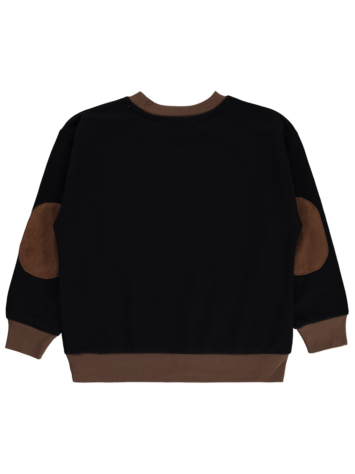 Civil Boys Dirsek Yamalı 6-9 Yaş Sweatshirt - Siyah