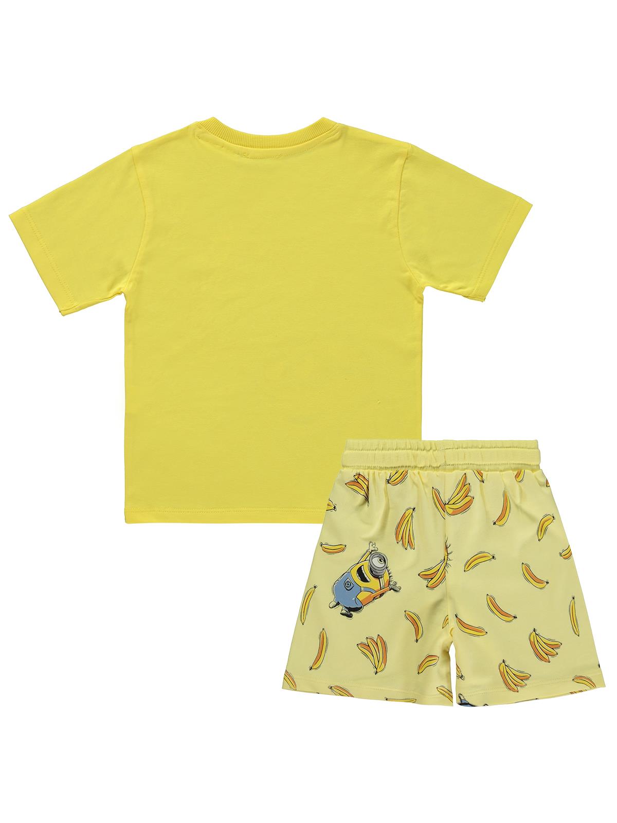 Minions 2-9 Yaş Şortlu Takım - Sarı